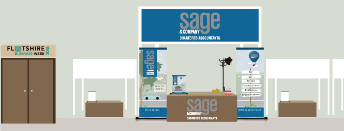 Sage & Co at Flintshire Business Exhibition 2016