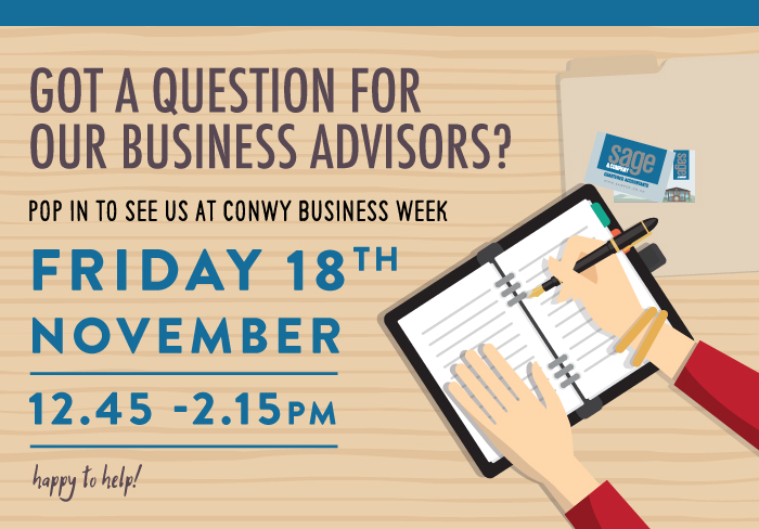 Sage and Company at Conwy Business Week