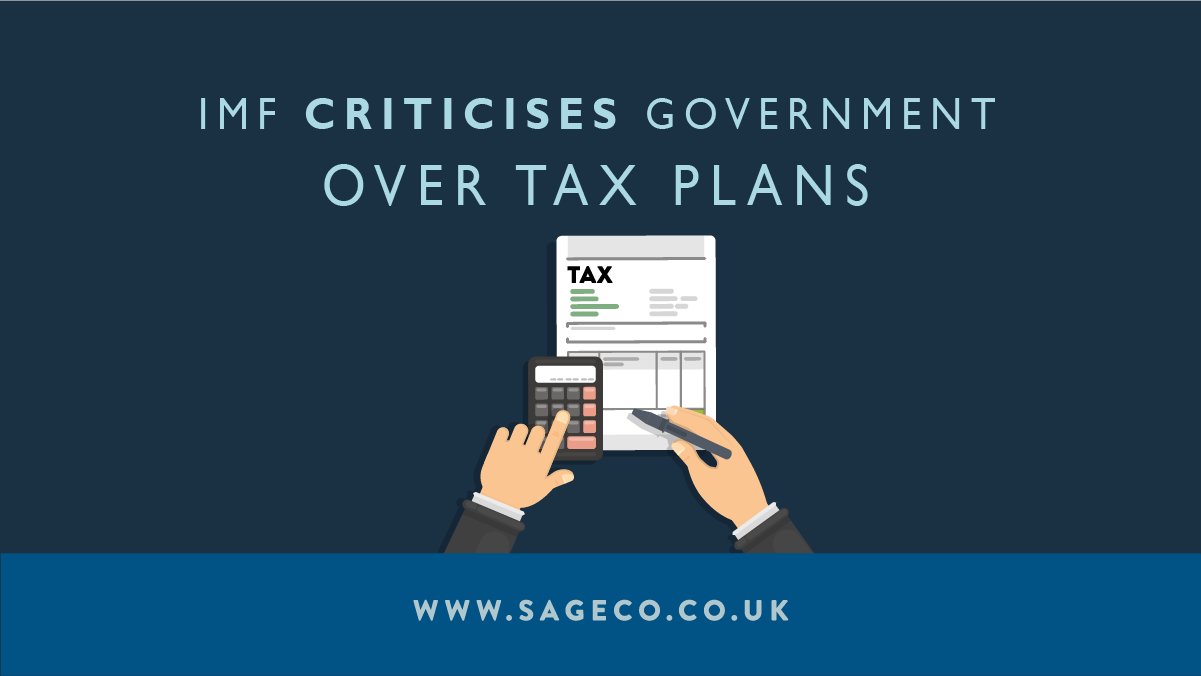 IMF criticises government over tax plans blog